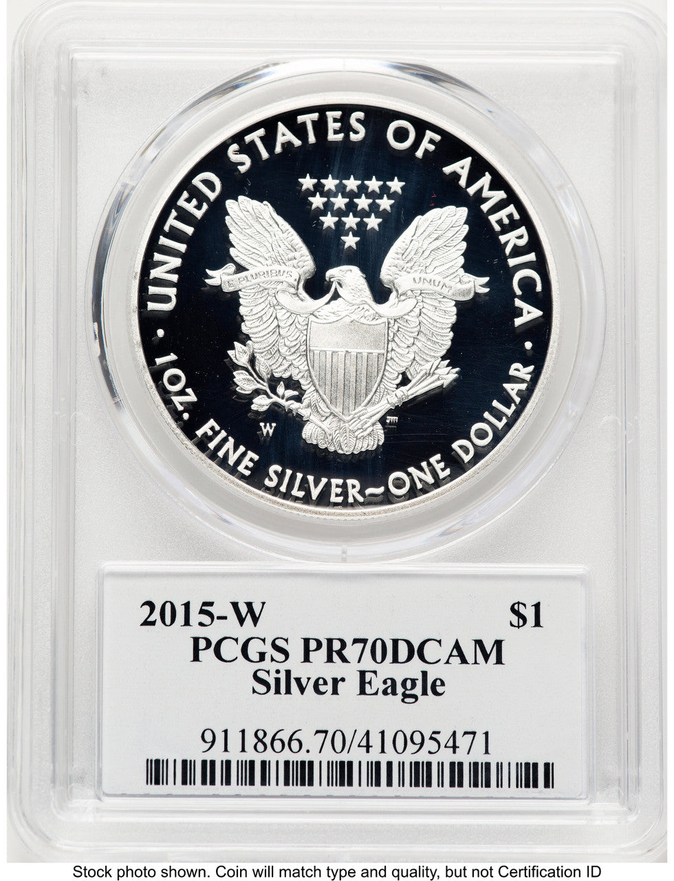2015-W Proof Silver Eagle 1 oz TD Rogers PCGS PR70 (781017103)