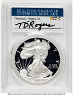 2017-W Proof Silver Eagle 1 oz TD Rogers PCGS PR70 (781017119)