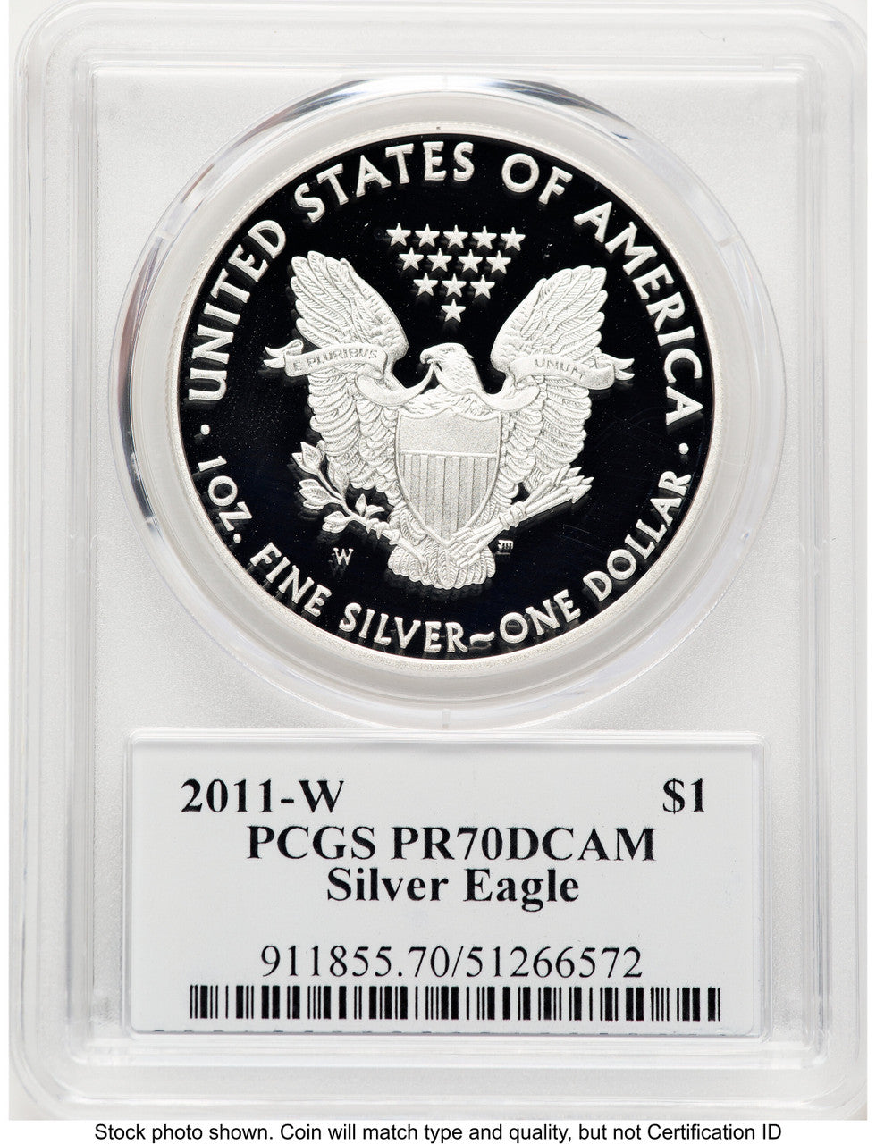 2011-W Proof Silver Eagle 1 oz TD Rogers PCGS PR70 (781017125)