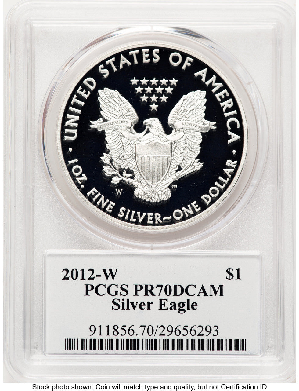 2012-W Proof Silver Eagle 1 oz TD Rogers PCGS PR70 (781017162)