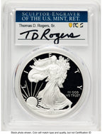 2020-W Proof Silver Eagle 1 oz TD Rogers PCGS PR70
