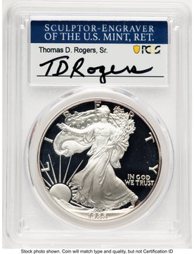 1988-S Proof Silver Eagle 1 oz TD Rogers PCGS PR70