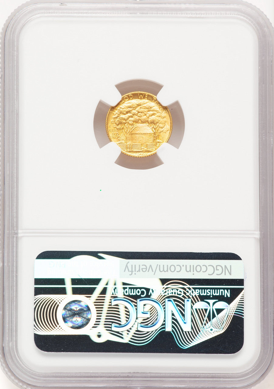1922 G$1 Grant No Star Commemorative Gold NGC MS67+ (781062020)