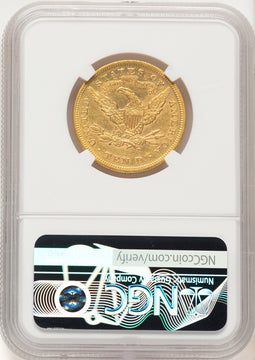 1866 $10 Liberty Eagle NGC AU55 (781068001)