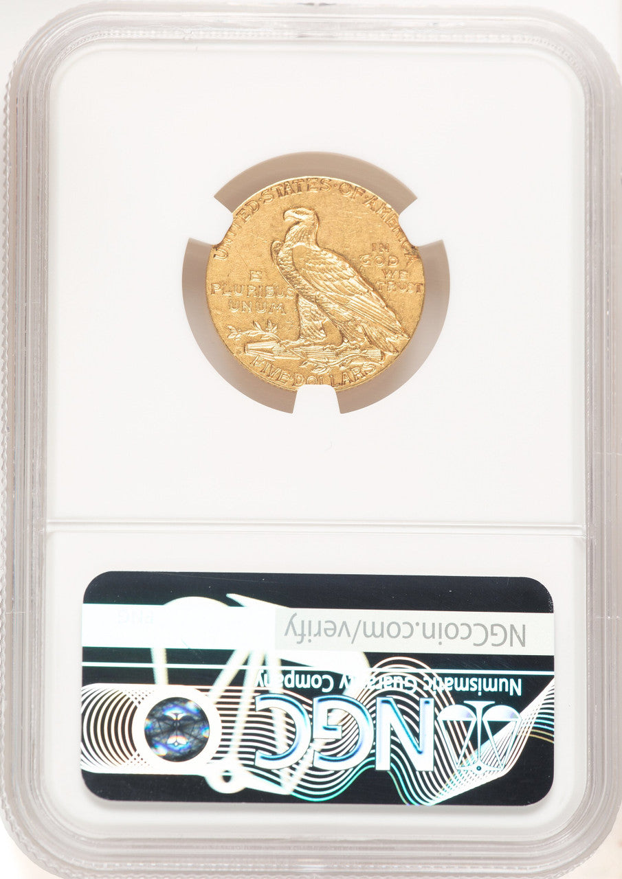 1913-S $5 Indian Half Eagle NGC AU55
