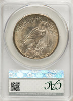 1921 Peace Dollar CACG MS64