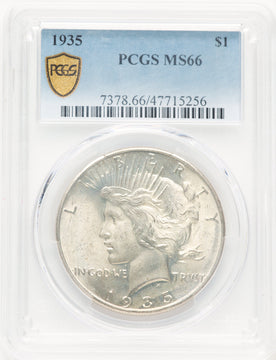 1935 Peace Dollar PCGS MS66 (781082002)