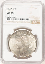 1927 Peace Dollar NGC MS65 (781093008)