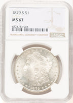1879-S Morgan Dollar NGC MS67 (781098013)