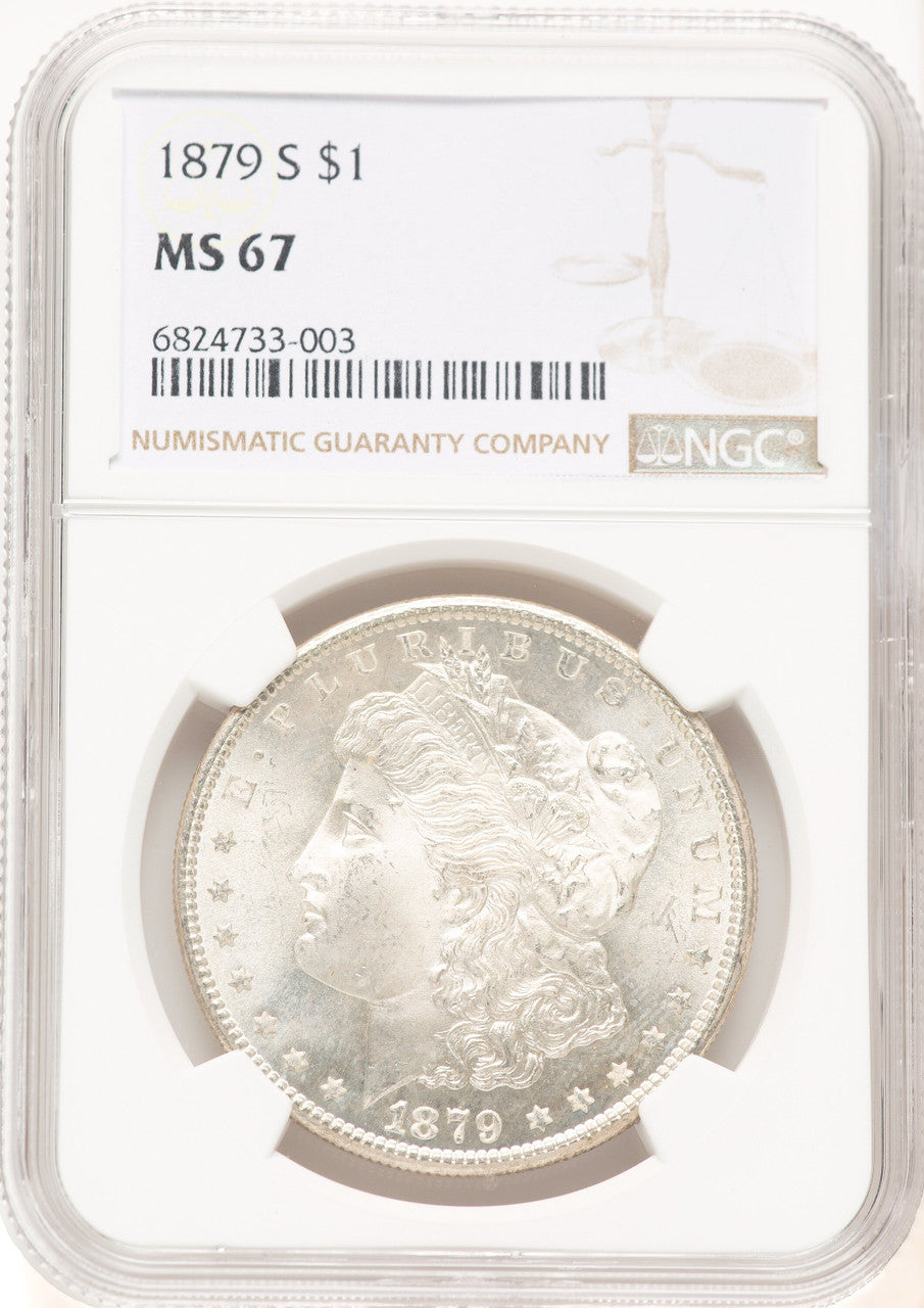 1879-S Morgan Dollar NGC MS67 (781098013)