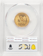 1848 $5 Blue Gradient Liberty Half Eagle PCGS MS64