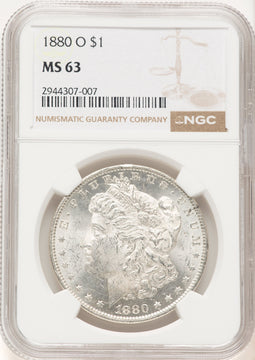 1880-O Morgan Dollar NGC MS63 (781106025)