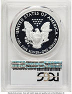 2017-W Proof Silver Eagle 1 oz FS Eagle Label PCGS PR70