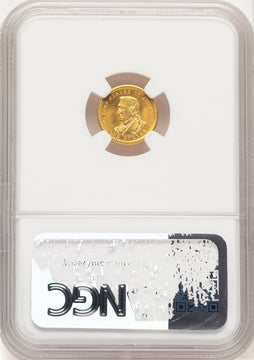 1904 G$1 Lewis and Clark CAC Commemorative Gold NGC MS63
