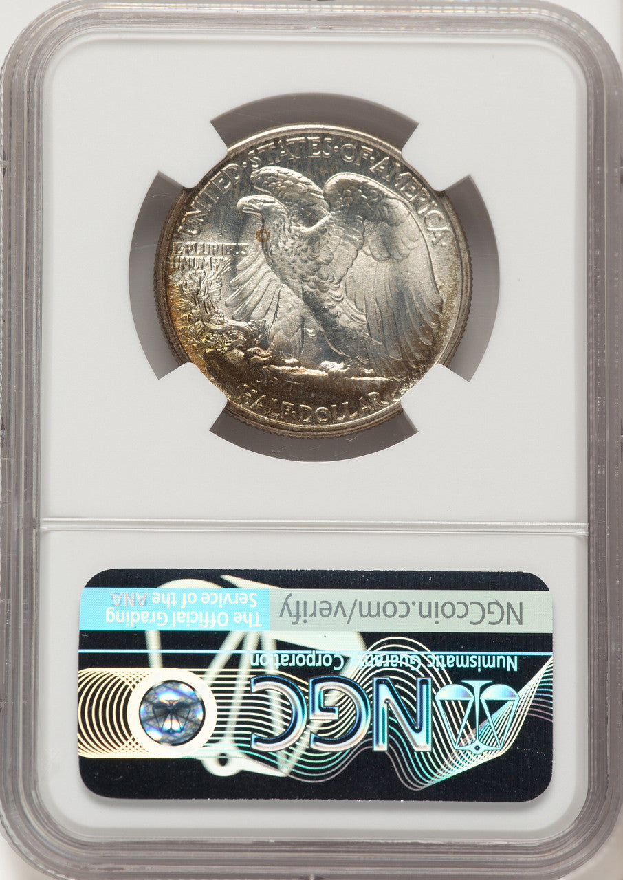 1943 50C Walking Liberty Half Dollar NGC MS68