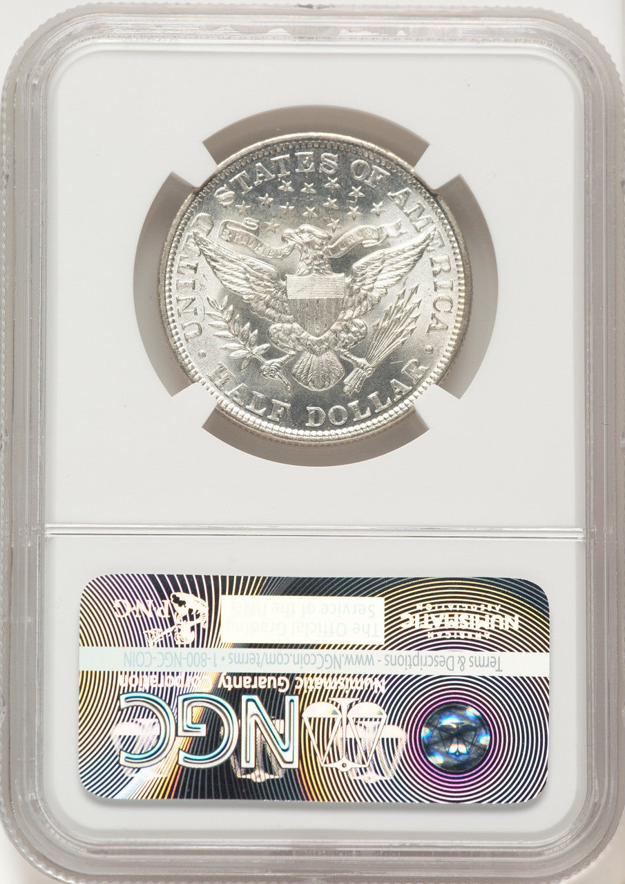 1893 50C Barber Half Dollar NGC MS67