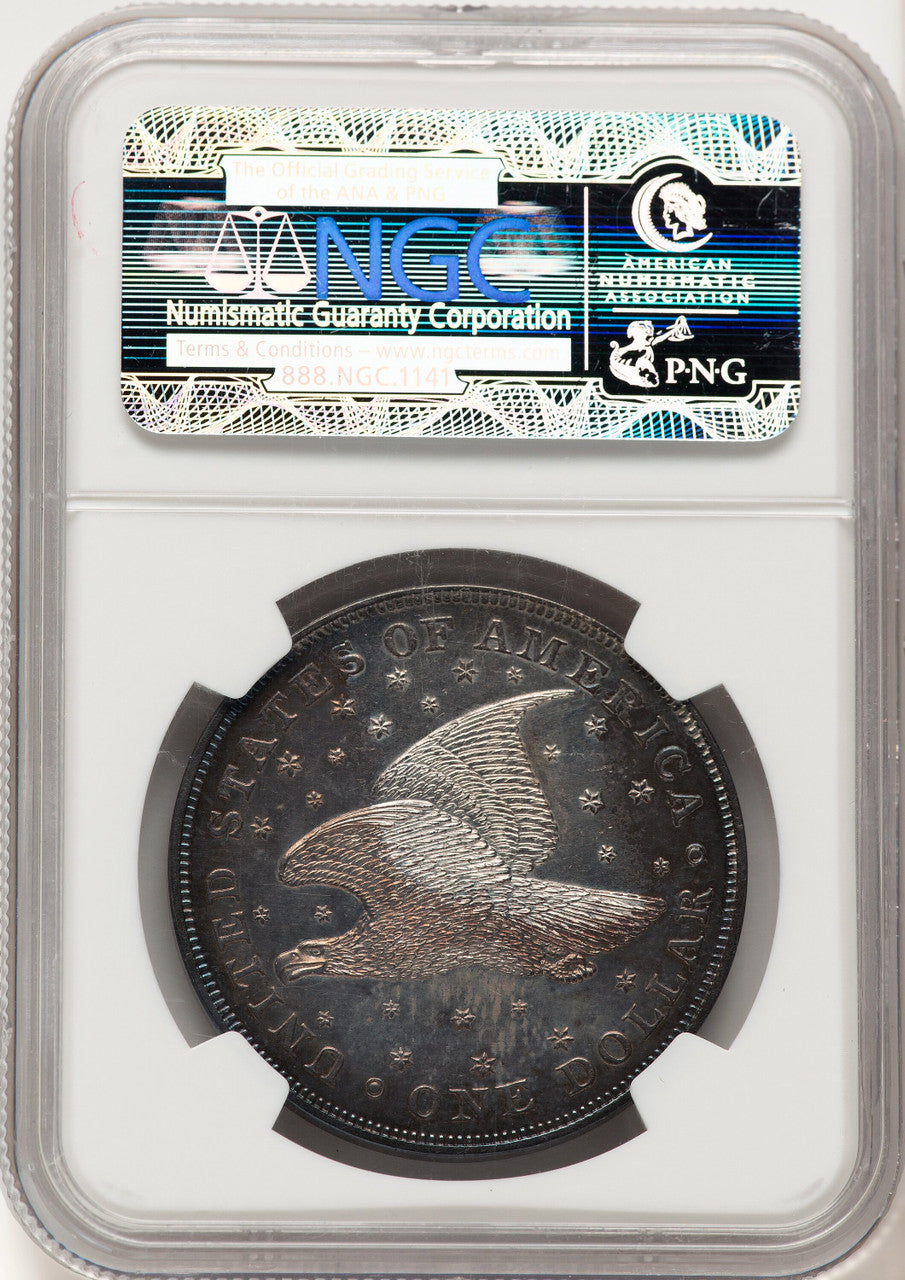1836 Name Below Base Judd-58 Restrike Pollock-61 Low R.6 Gobrecht Dollar NGC MS64