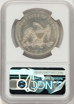 1864 Seated Dollar NGC MS65