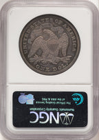 1866 Motto Seated Dollar NGC MS65