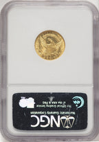 1829 $2.50 Early Quarter Eagle NGC MS63