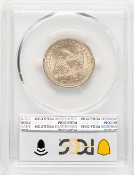 1842-O 25C Large Date Seated Quarter PCGS MS64