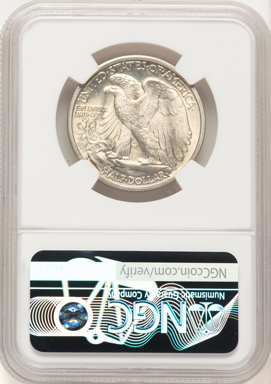 1939-S 50C Walking Liberty Half Dollar NGC MS67 (781258007)
