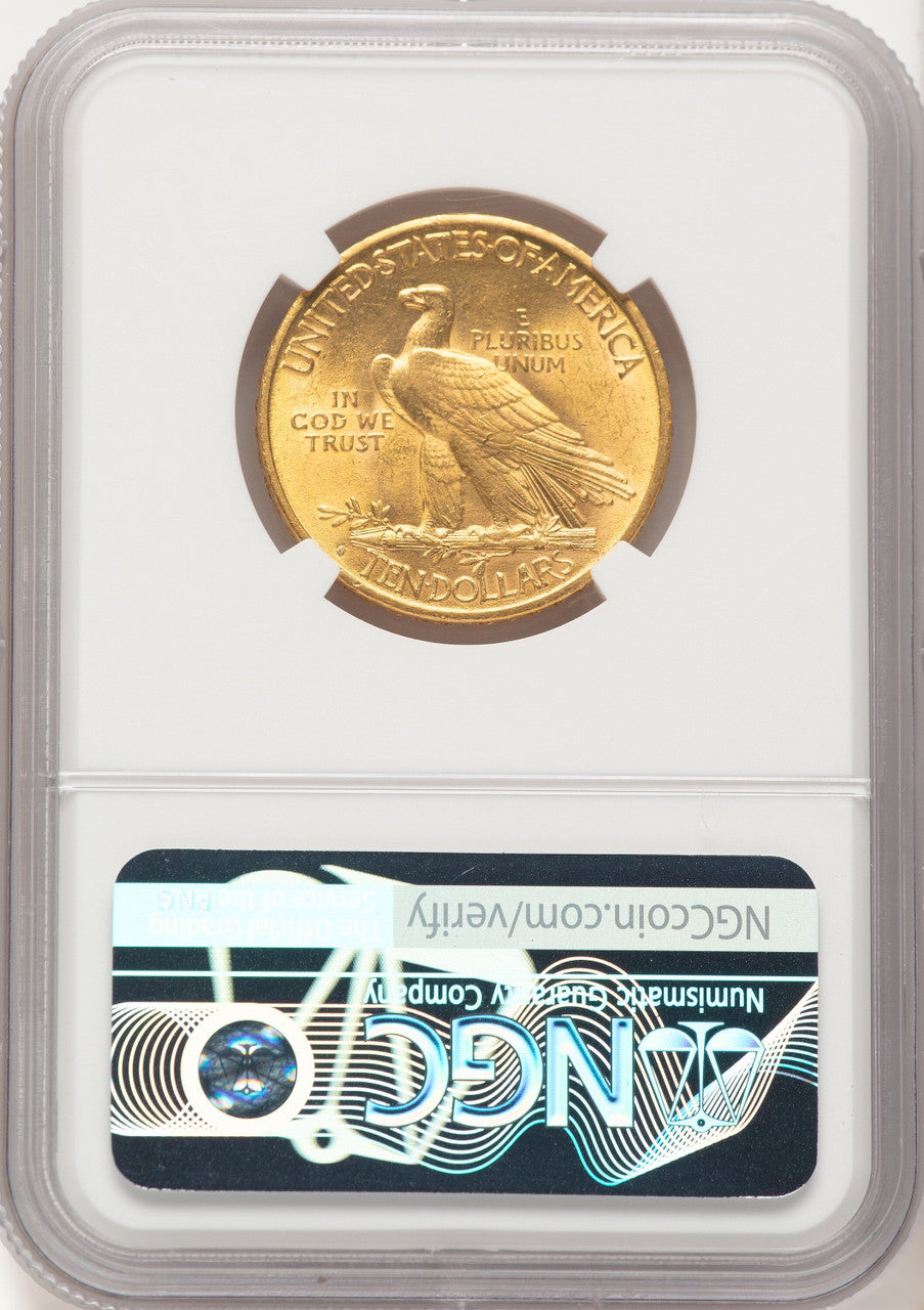 1916-S $10 Indian Eagle NGC MS62 (781284007)