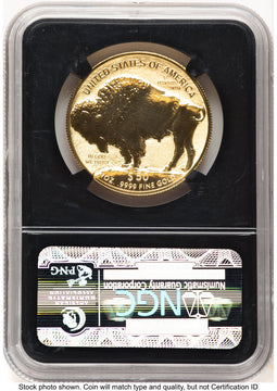 2013-W Reverse Proof Gold Buffalo 1 oz ER Bison Label NGC PF70