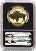 2013-W Reverse Proof Gold Buffalo 1 oz ER Bison Label NGC PF70