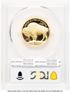 2008-W Proof Gold Buffalo 1/2 oz Blue Gradient PCGS PR70