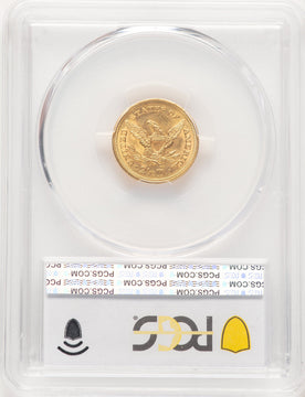 1871-S $2.50 Liberty Quarter Eagle PCGS MS65