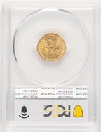 1871-S $2.50 Liberty Quarter Eagle PCGS MS65