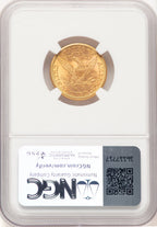 1886-S $5 Liberty Half Eagle NGC MS66+