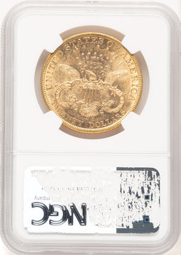 1880 $20 Liberty Double Eagle NGC MS61 (781342011)
