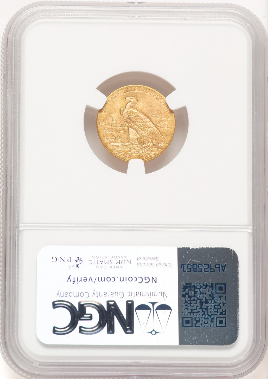 1915 $2.50 Indian Quarter Eagle NGC MS64 (781342019)