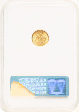 1852 G$1 Gold Dollar NGC MS63 (781357006)