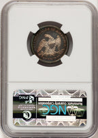 1862 25C CA Proof Seated Quarter NGC PR68 (781417002)
