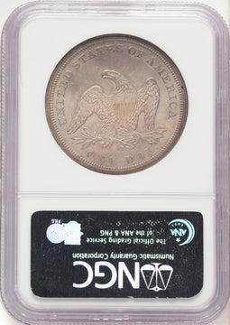 1860-O Seated Dollar NGC MS66