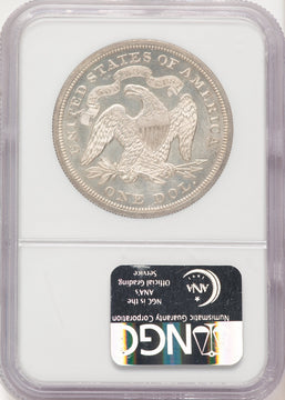 1869 Seated Dollar NGC MS65