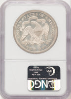 1869 Seated Dollar NGC MS65