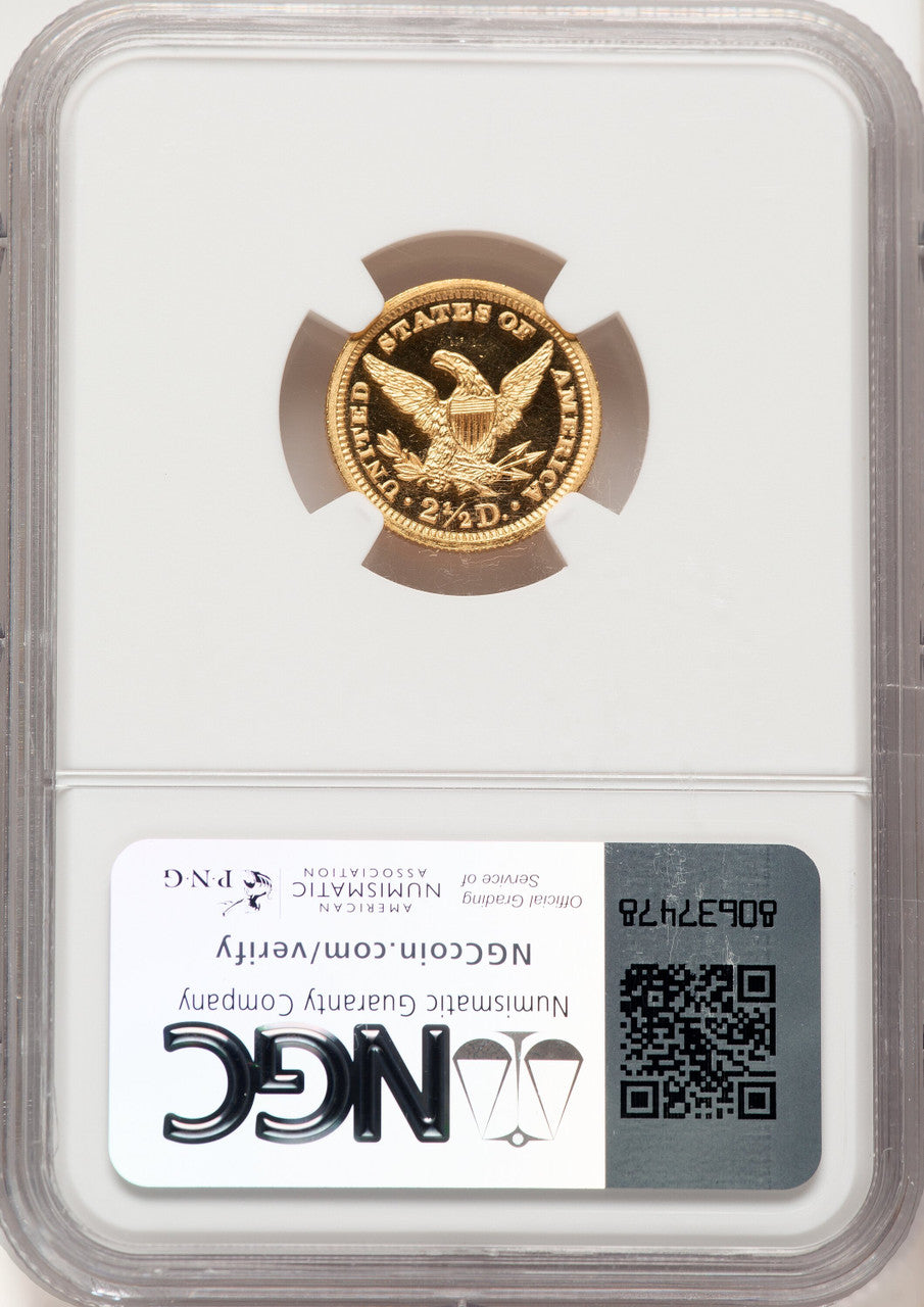 1886 $2.50 Proof Liberty Quarter Eagle NGC PR65