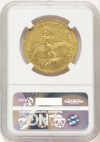 1795 $10 13 Leaves Early Eagle NGC AU55