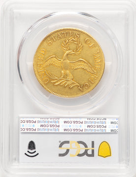 1795 $10 13 Leaves Early Eagle PCGS AU55