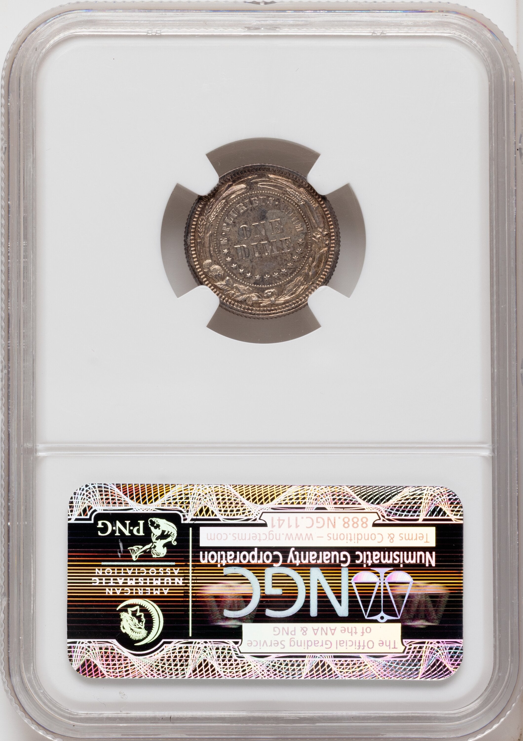 1879 10C J-1586 Patterns NGC MS65