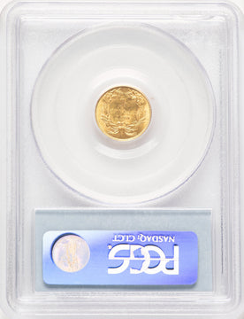 1860-S G$1 Gold Dollar PCGS MS62 (781417044)