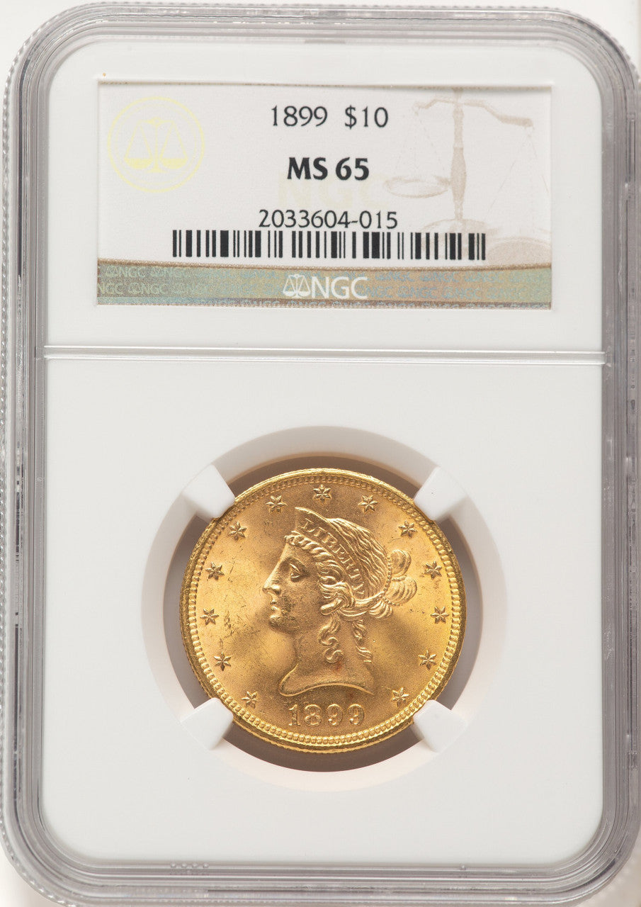 1899 $10 Liberty Eagle NGC MS65 (781417046)