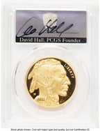 2011-W Proof Gold Buffalo 1 oz David Hall PCGS PR70