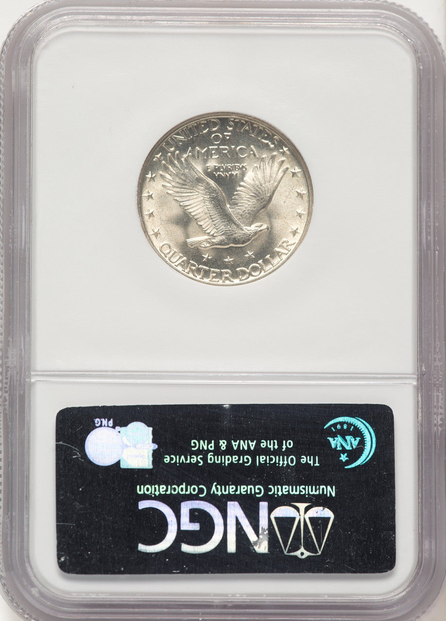 1930 25C FH Standing Liberty Quarter NGC MS66