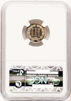 1871 3CN CA CAC Proof Three Cent Nickel NGC PR66
