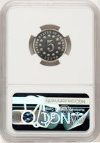 1871 5C CA Proof Shield Nickel NGC PR67